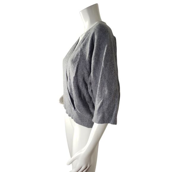 Rachel Zoe Wrap Sweater Gray – Size M - Picture 3 of 6